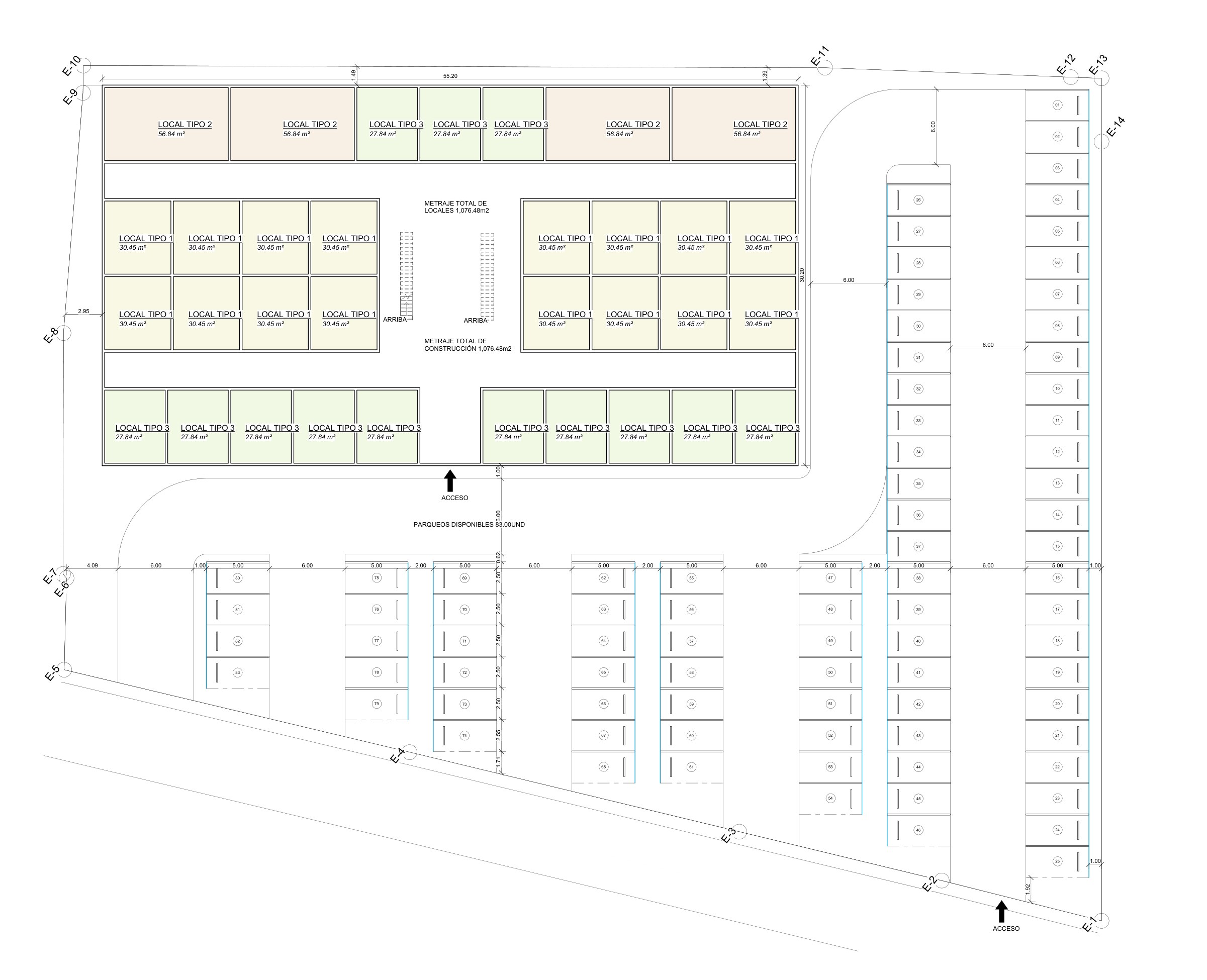 Plano de NOVATERRA Plaza